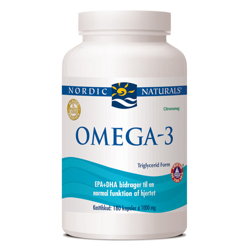 Omega 3 Med Citrussmag 180 Kap Fra Nordic Naturals