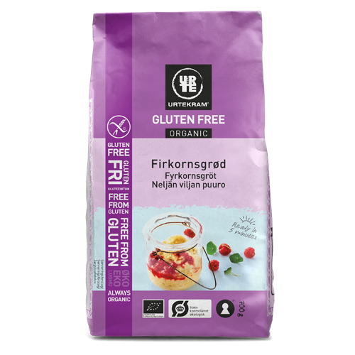 Se Firkornsgrød Glutenfri økologisk 700gr. hos Helsehelse.dk