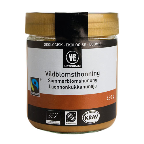 Vildblomst Honning Økologisk 450 Gr Fra Urtekram