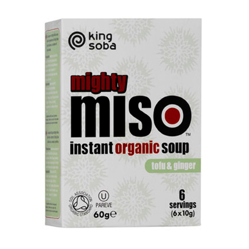 Instant Miso suppe tufo & Ingefær økologisk fra King soba thumbnail
