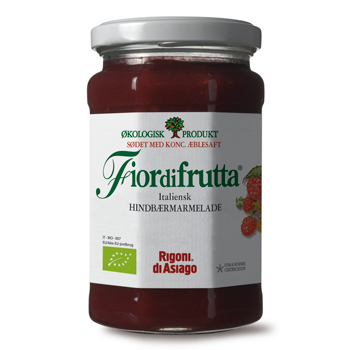 Se Marmelade hindbærmarmelade Italiensk økologisk 250 gr fra fiordifrutta hos Helsehelse.dk
