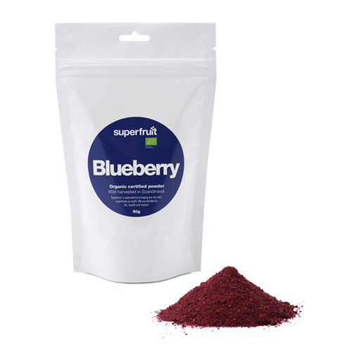 Blåbær Pulver Antioxidant+ 90gr Fra Superfruit