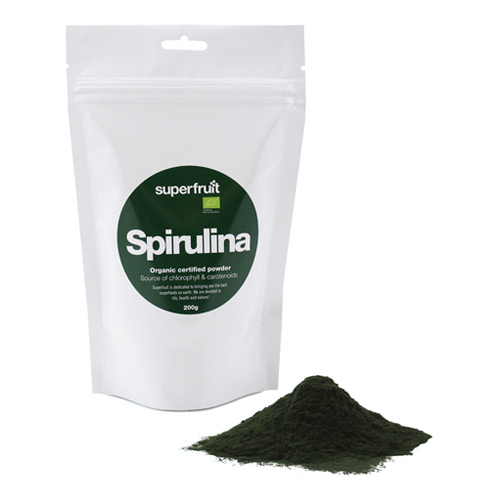 Spirulina pulver økologisk 200gr fra Superfruit