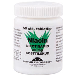 Niacin (amid) B3 30 mg 50 tab thumbnail