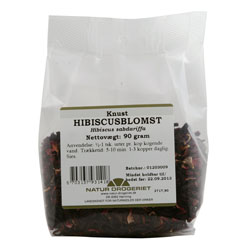 Hibiscus Knust 90 Gr Økologisk Fra Naturdrogeriet