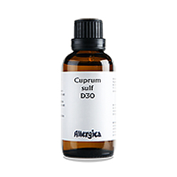 Cuprum sulf. D30  50 ml fra Allergica thumbnail