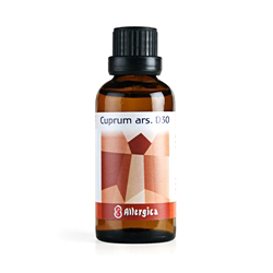 Cuprum Ars. D30 Cellesalt 13:  50ml Fra Allergica Amba