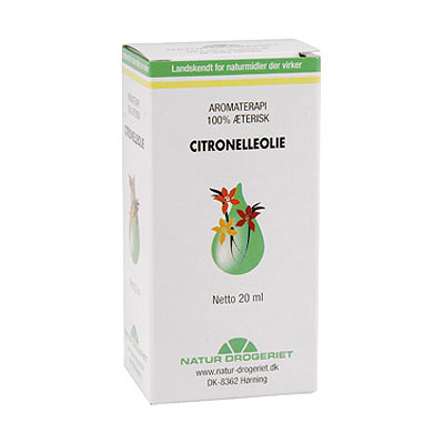 Billede af Citronelle olie æterisk 20ml fra Naturdrogeriet