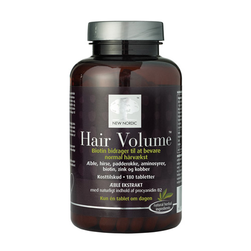 Hair Volume 180 Tab Fra New Nordic Healthcare