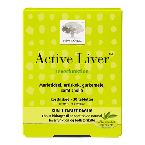 Active Liver 30 tab fra New Nordic Healthcare thumbnail