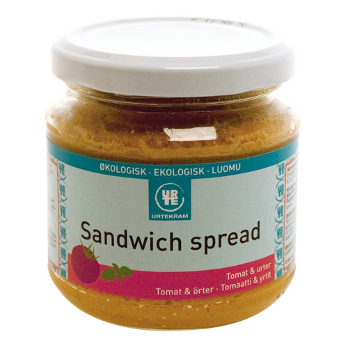 Midsona Danmark A/S Sandwich spread tomat/urter økologisk 180ml fra Urtekram