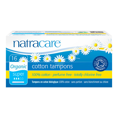 4: Natracare tampon Super Ø m. hylster 16 stk