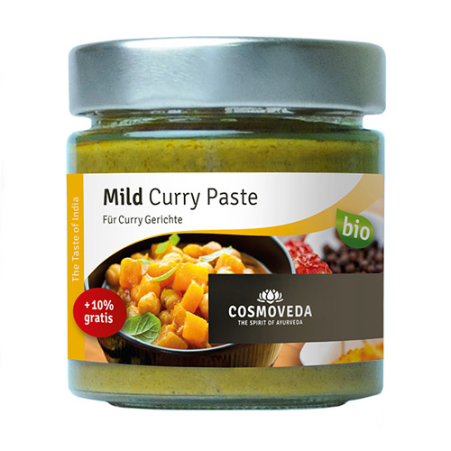 Curry Paste mild Ayurvedisk økologisk 160gr fra Cosmoveda thumbnail