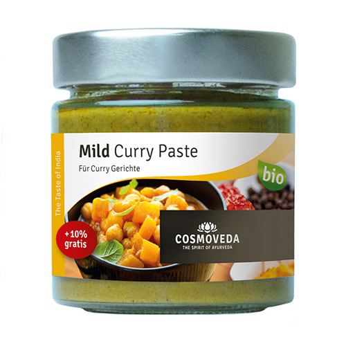 Curry Paste Mild Ayurvedisk Økologisk 160gr Fra Cosmoveda