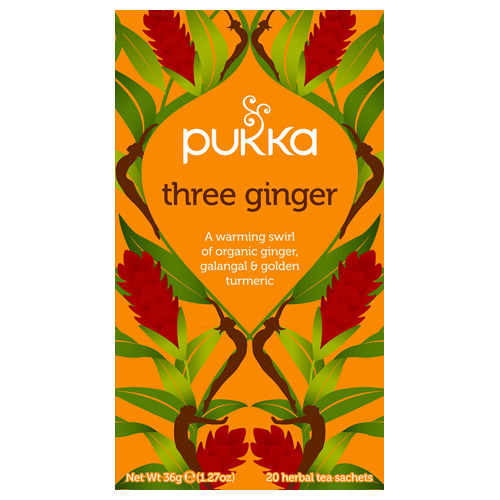 Se Pukka Three Ginger tea Økologisk 20 br hos Helsehelse.dk