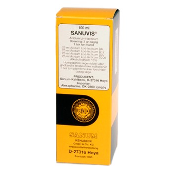 Billede af Sanuvis (L+mælkesyre) 100 ml