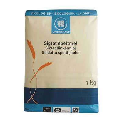 Speltmel sigtet økologisk 1 kg Urtekram thumbnail