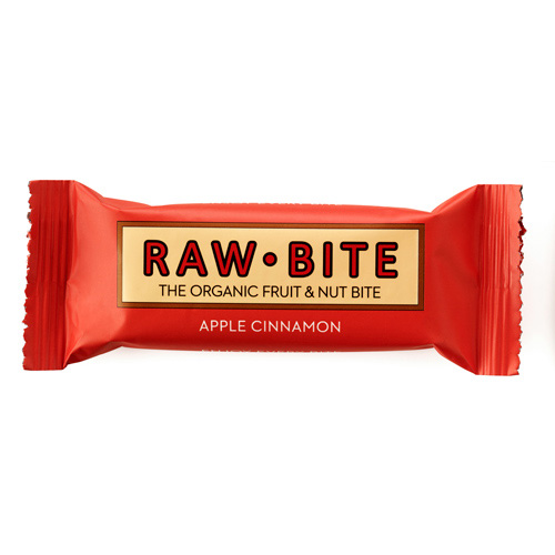 Rawbite Apple Cinnamon - Laktose- og glutenfri frugt- og nøddebar Ø (50 g)