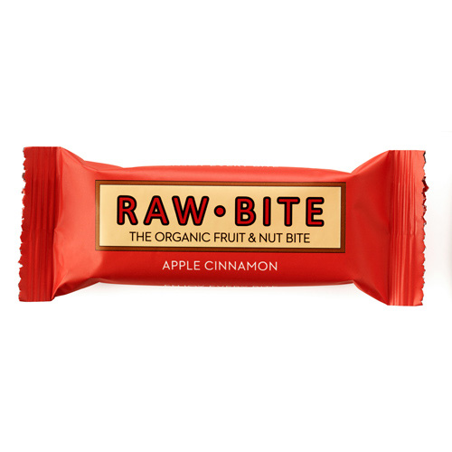 Rawbite Apple Cinnamon - Laktose- og glutenfri frugt- og nøddebar Ø (50 g) thumbnail