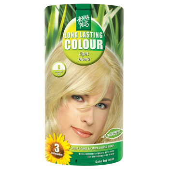 Hennaplus hårfarve (8 light blond)