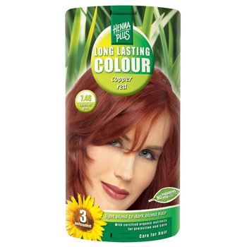 Hennaplus hårfarve (7.46 copper red)