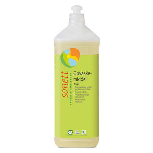 Billede af Opvaskemiddel citron Sonett (1 liter)