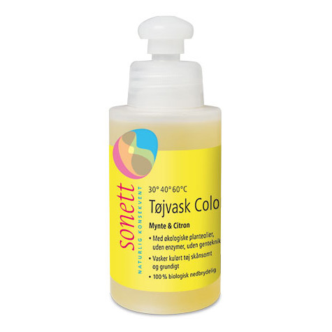 Flydende Tøjvask Colour Økologisk Fra Sonett (120 Ml)