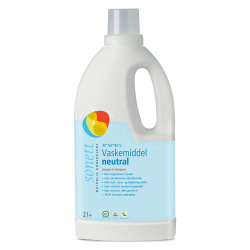 8: Vaskemiddel neutral 2 liter Sonett