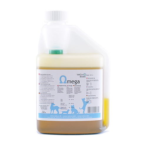 Omega Olietilskud omega 3,6,9 fedtsyrer 500ml fra Vetcur biotec thumbnail