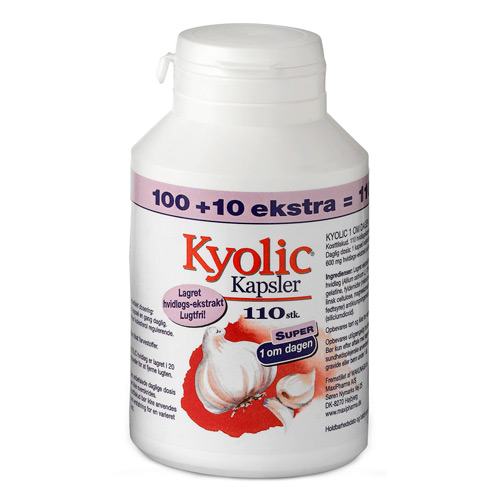 Kyolic 1 Om Dagen 100+10 Kap