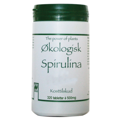 6: Spirulina 500mg økologisk 320 tab