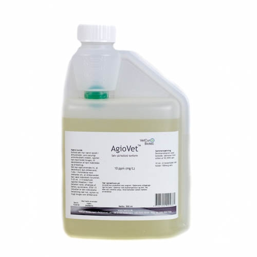 Agiovet Kolloid Sølv 500ml Vetcur Biotec