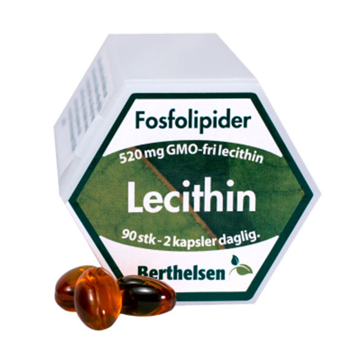 Lecithin kapsler 90 kap fra Berthelsen thumbnail