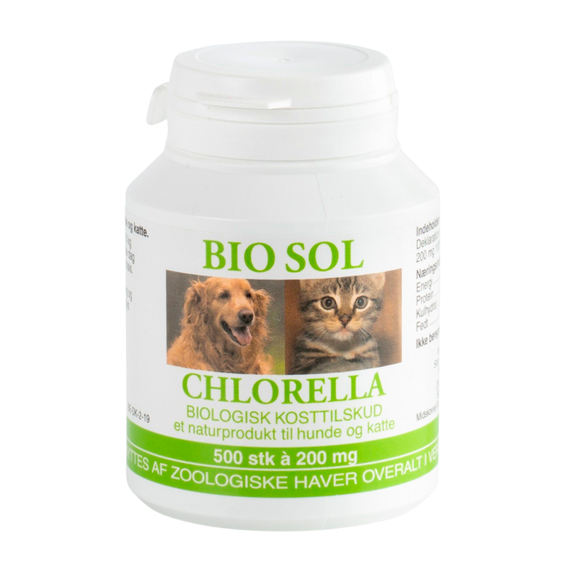 Bio Sol Chlorella til Dyr 500 tab thumbnail