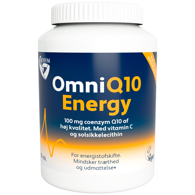 Biosym Omniq10 Energy 100 Mg (120 Kapsler)