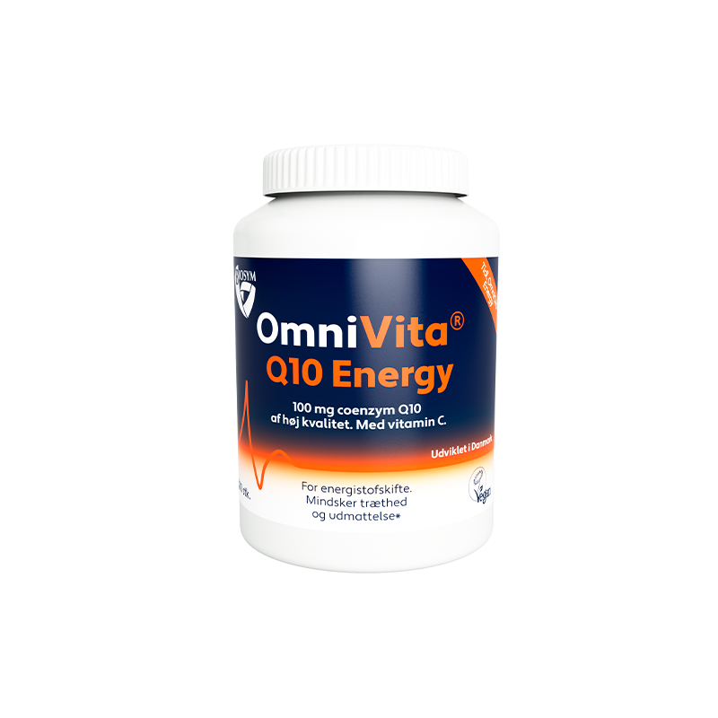 Se Biosym OmniQ10 Energy 100 mg (120 kapsler) hos Helsehelse.dk