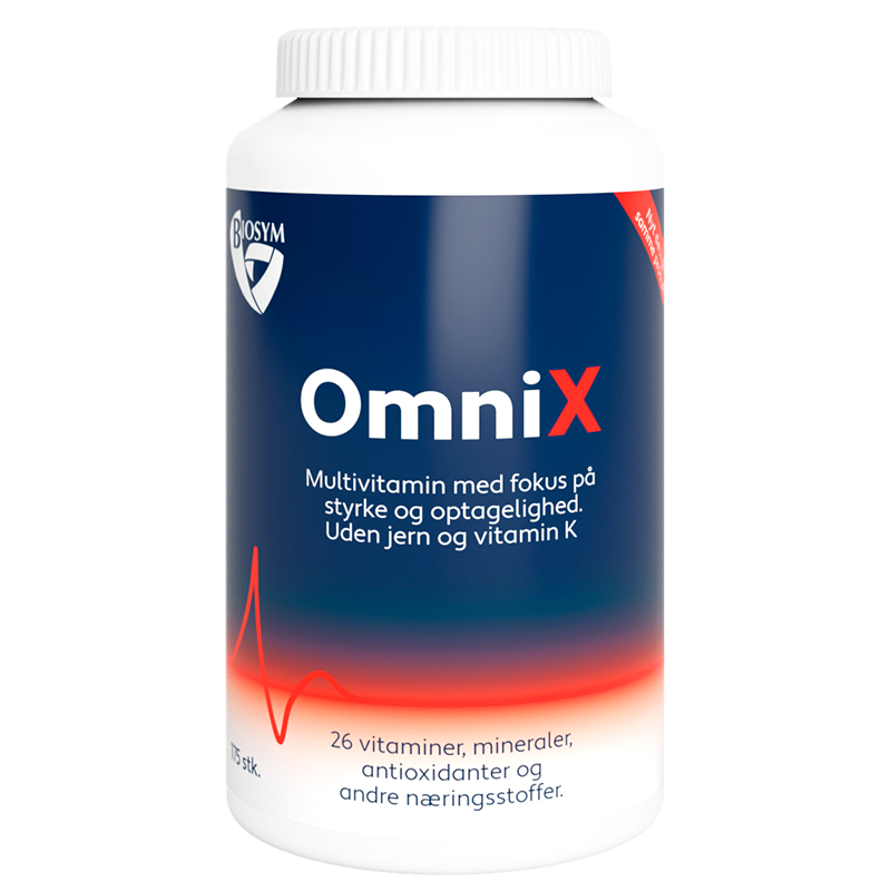 Biosym OmniX uden jern og k-vitamin (175 tabletter) thumbnail