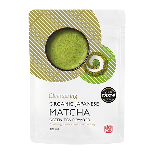 4: Matcha grøn te pulver 40gr Clearspring