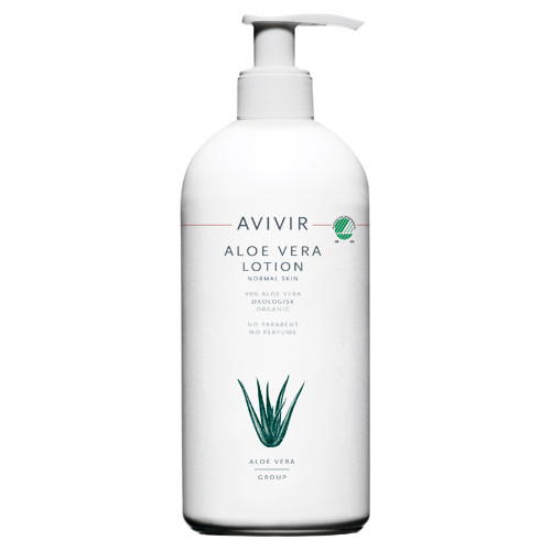 Avivir Aloe Vera Body Lotion. 90% økologisk Aloe. Køb billigt.