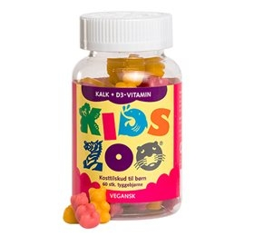  Kids Zoo Kanin kalk + D gelé 60stk fra Dansk Farmaceutisk Industri