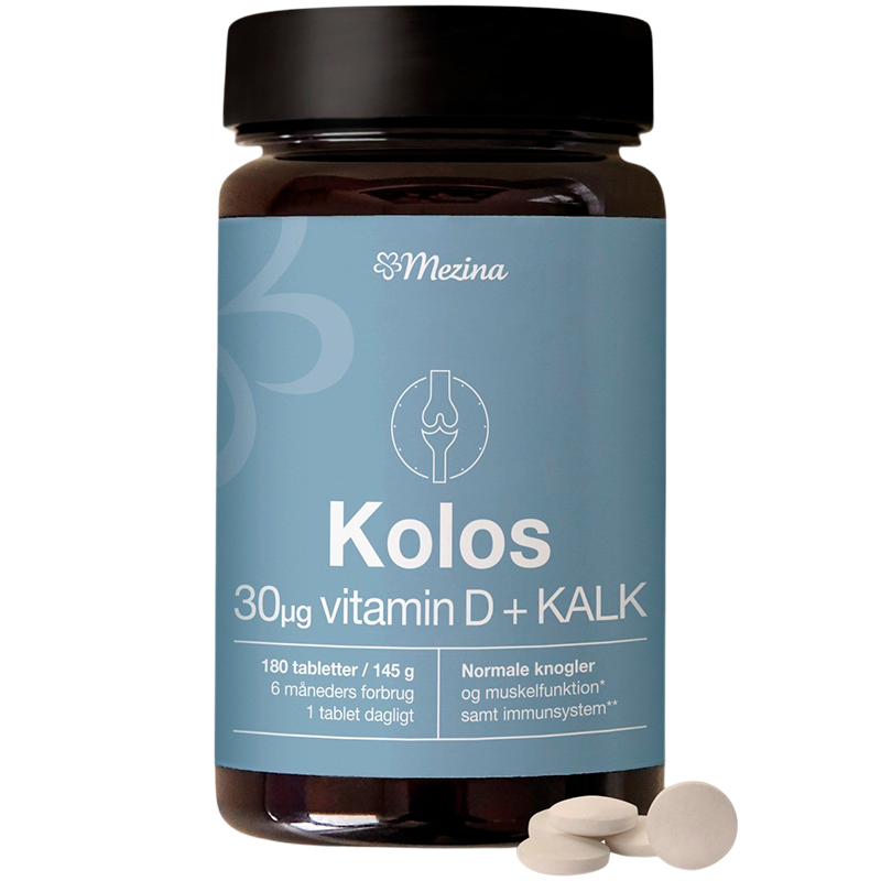 Kolos (stærk D-Vitamin M. Calcium) 180 Tab