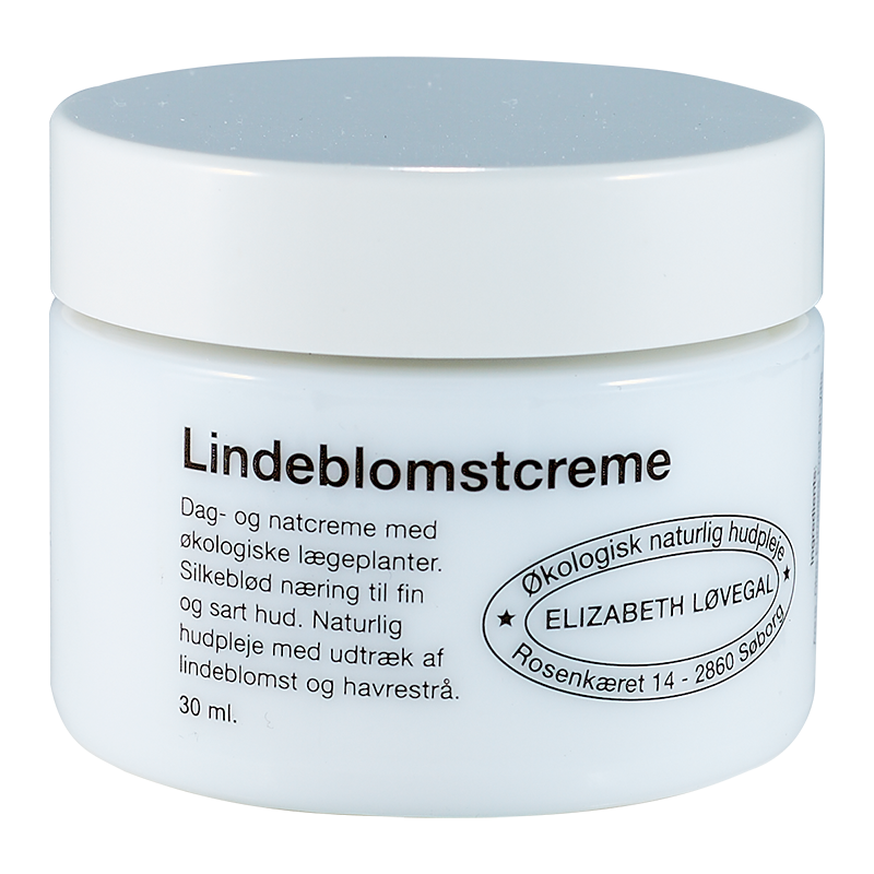 Lindeblomst creme fra Elizabeth Løvegal 30 ml thumbnail