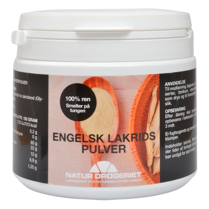 Natur-Drogeriet A/S Lakridspulver engelsk 150 gr fra Naturdrogeriet