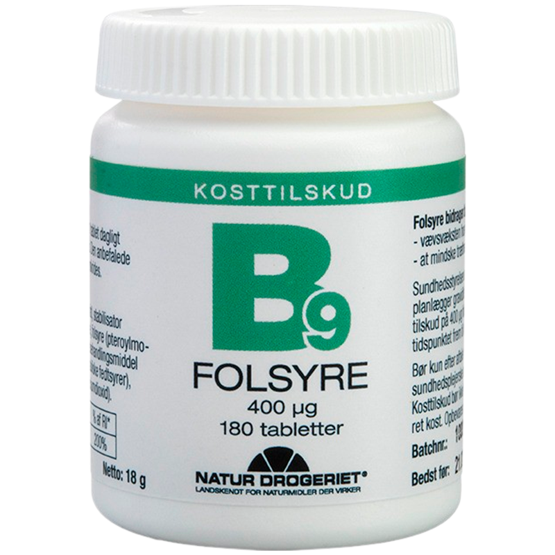 6: Folsyre B9 180 tab