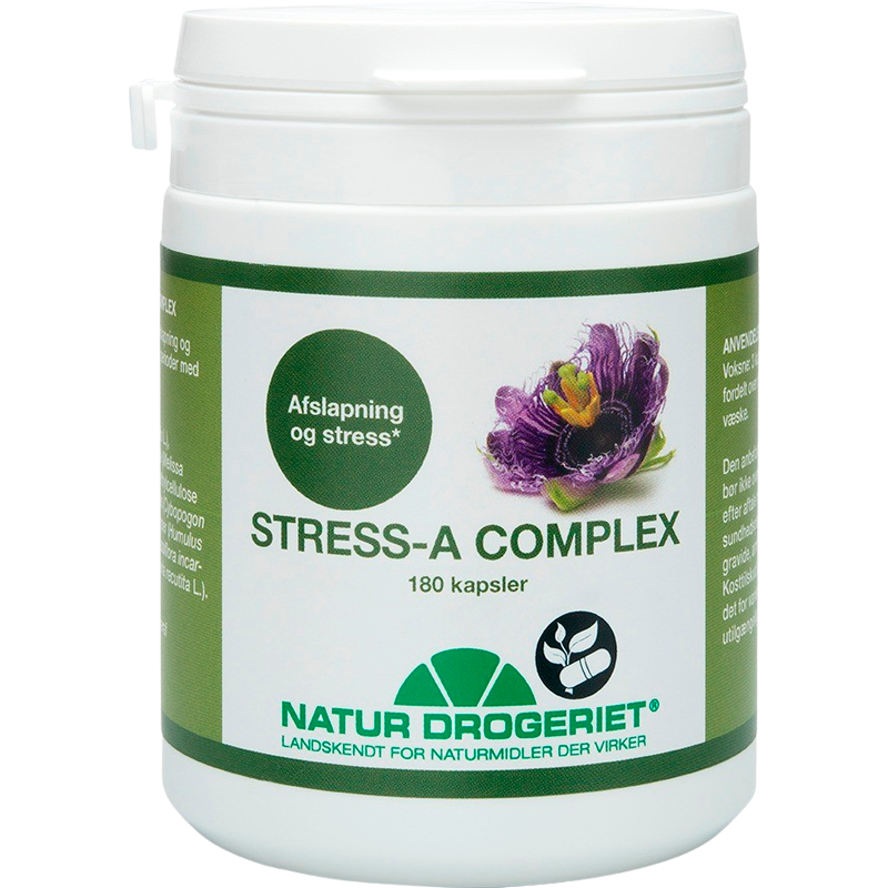 Natur Drogeriet Stress-A Complex 400 mg (180 kap) thumbnail