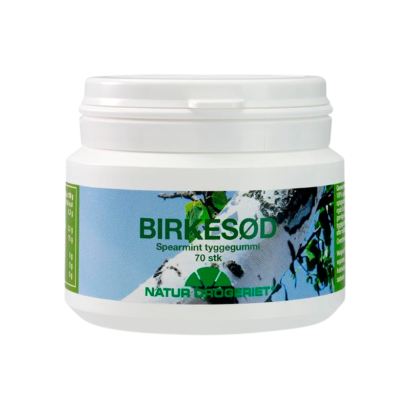 Tyggegummi Birkesød Spearmint 70 Stk