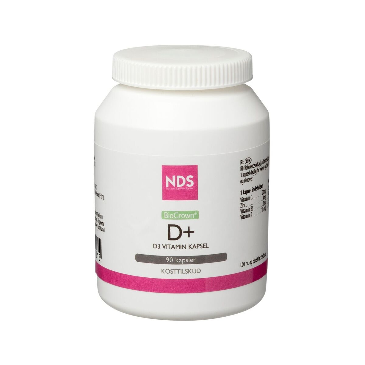 Billede af NDS D3+ vitamin tablet 90 tab