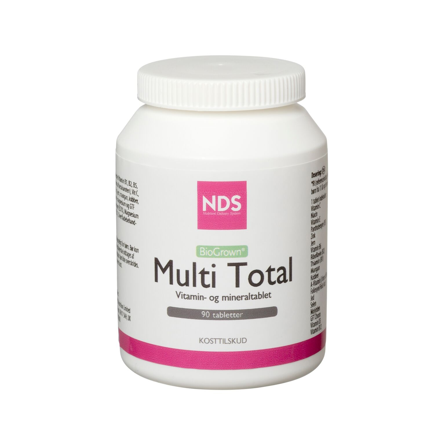 Nds Multi Total - Multivit Og Mineral 90 Tab