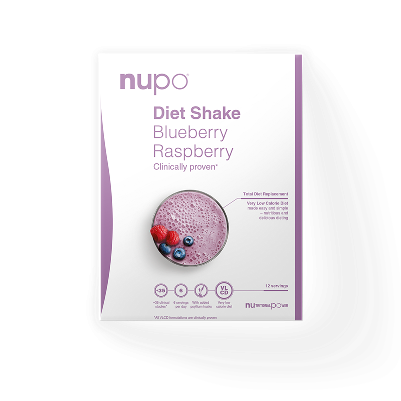  Nupo Diet Shake Blueberry Raspberry (12x32 g)