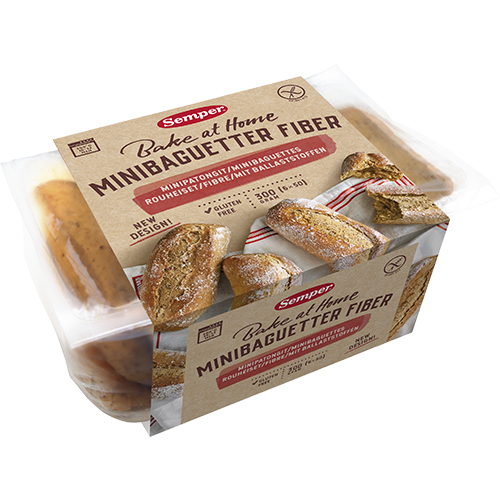 Baguette Mini Glutenfri 300gr Semper